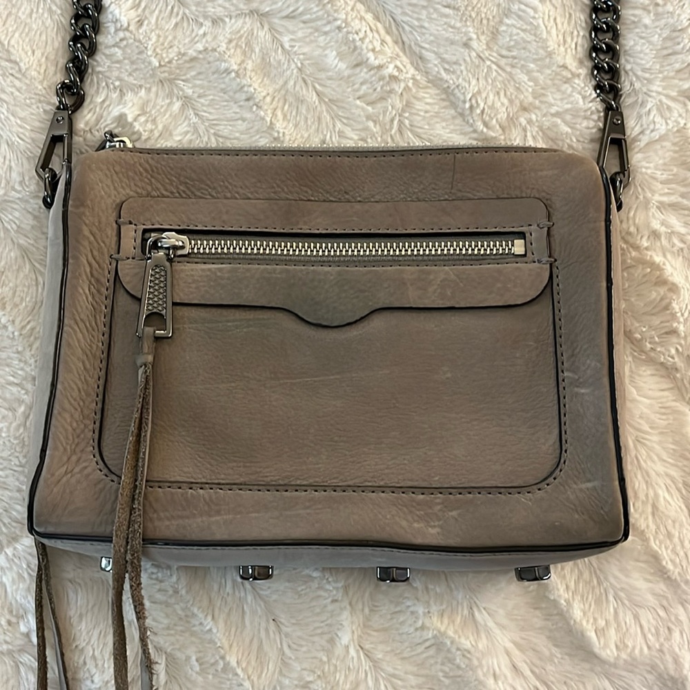 Rebecca minkoff handbag. Grayish/ taupe in color